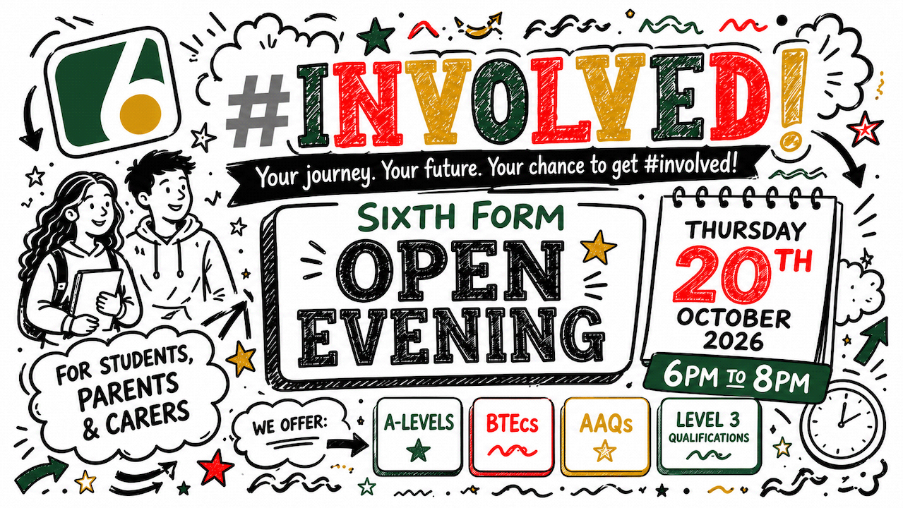 Sixth Form Open Evening - Thursday 20th October 2026 at 6pm image